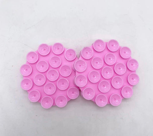 Pink Double sided round sticky grippy