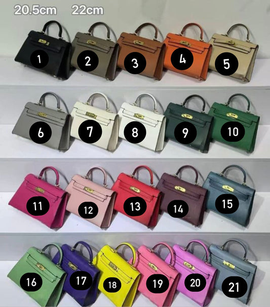 Mini matte Kelly bag delivery time (15-20 days ) 20.5cm (golden locking)