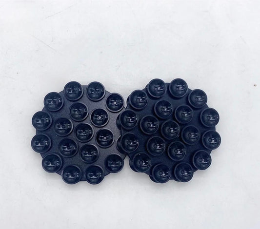Black Double sided round sticky grippy