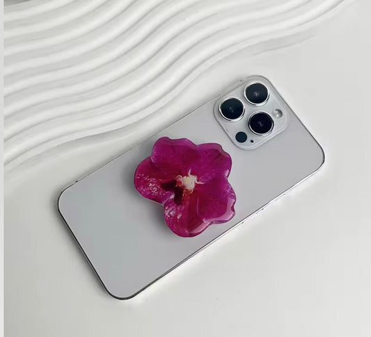 Fuchsia Bloom Grip Pop socket