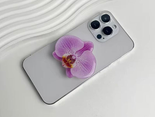 Lilac Glow Orchid Grip Pop socket