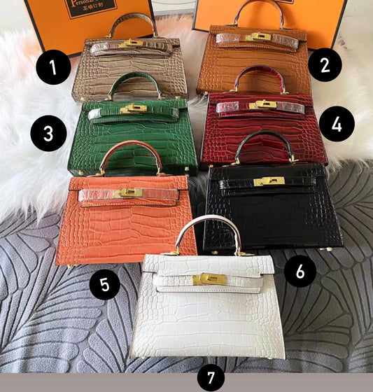 Mini Shinny Kelly bag delivery time (15-20 days) part1 (golden locking)