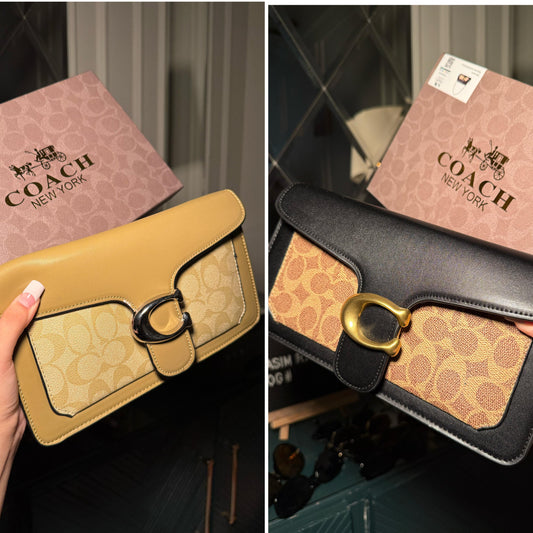 CANVA TABBY COACH SHOULDER BAG (WITH BOX) (IMMEDIATE DELIVERY AVAILABLE)