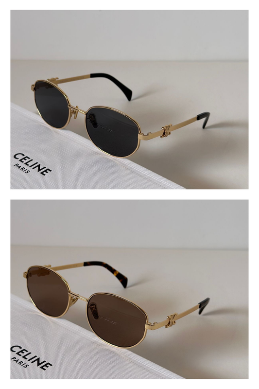 Celine with logo glasses  ( in stock)