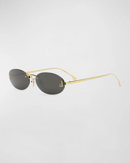 Fendi metal frame glasses (Direct delivery)