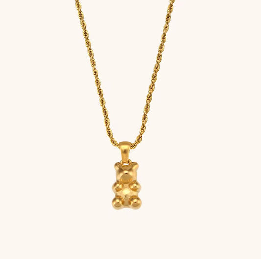 Teddy Charm Necklace