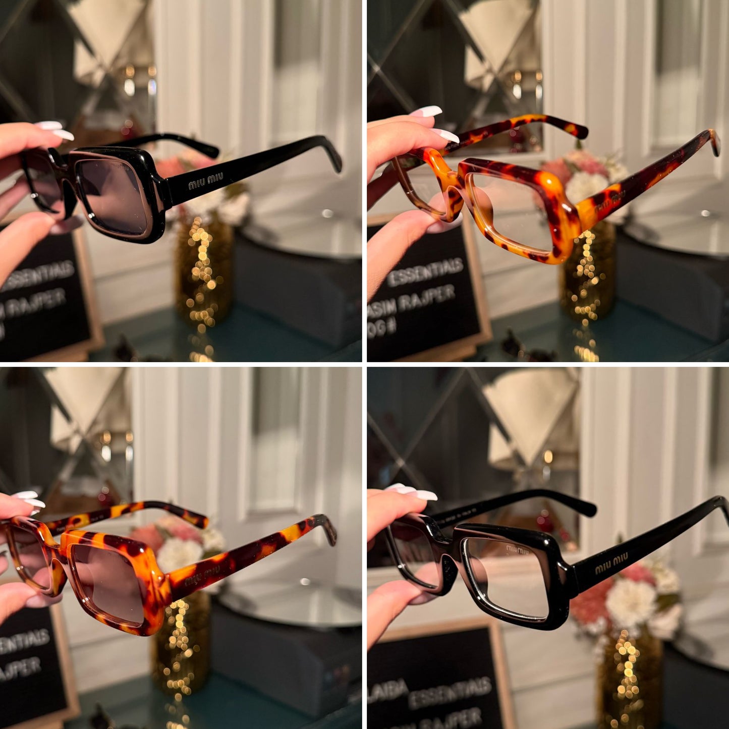 Miu Miu square glasses (IMMEDIATE DELIVERY AVAILABLE)