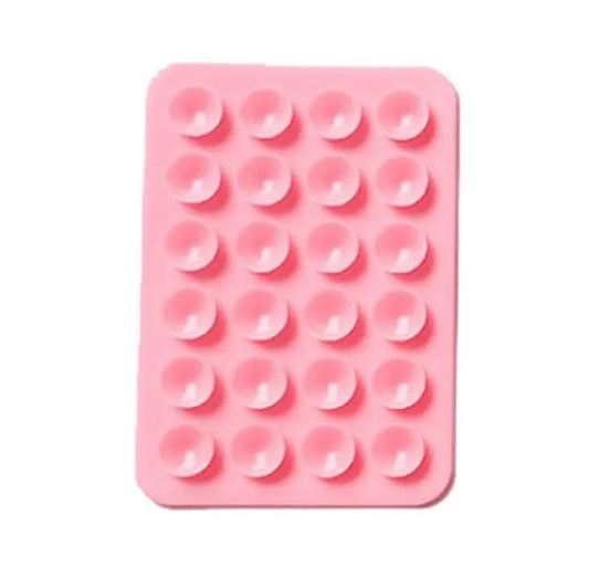 pink square single side grippy