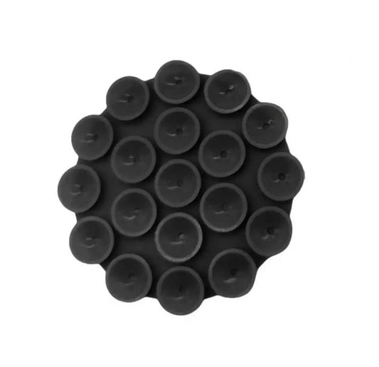 Black Round Single sided Sticky grippy