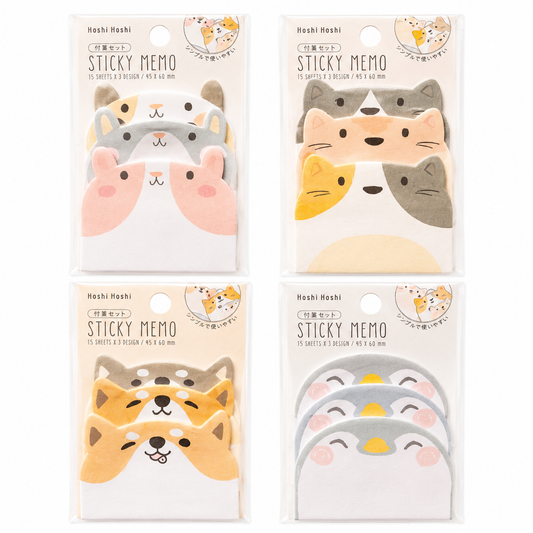 Animal Memo sticky notes