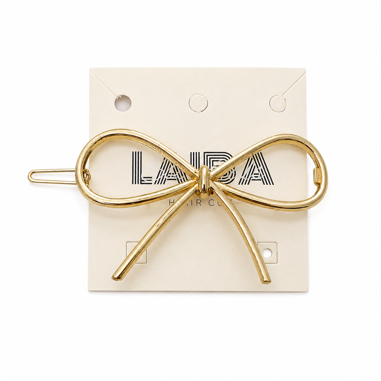 Golden Bow Hair Clip
