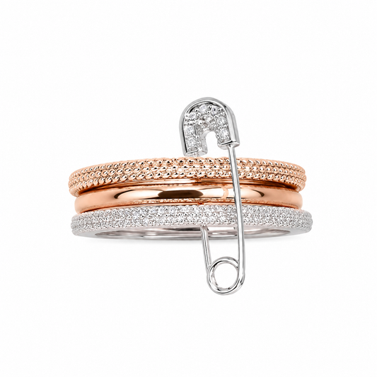apm monaco-MORSE CODE ring(with box & proper packaging)