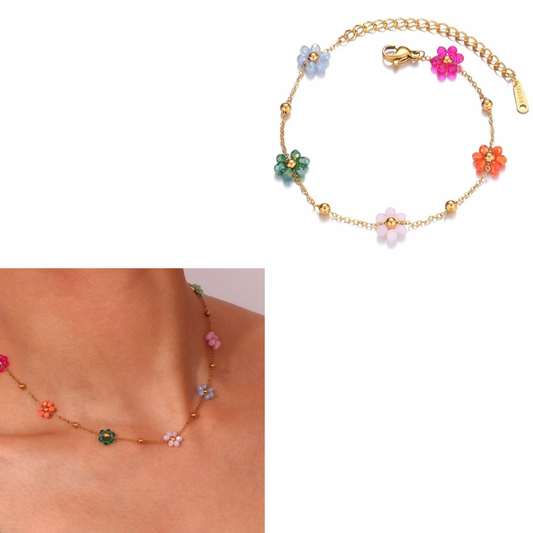 Flower Jewelery set