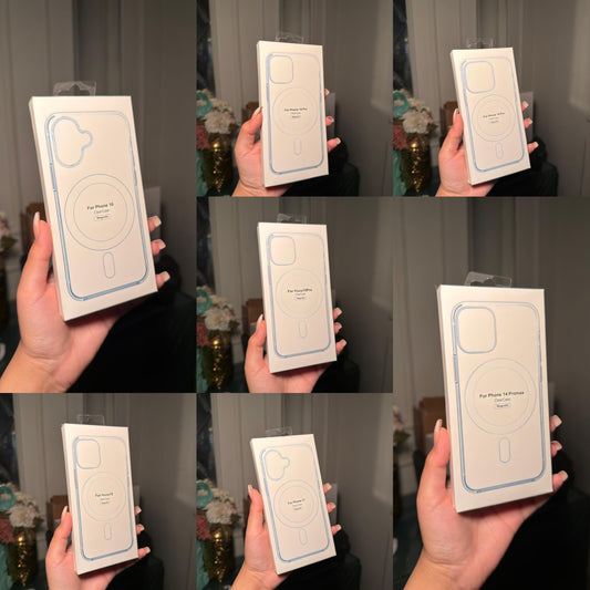 Clear Magnetic MagSafe Phone Case For IPhone (Available)