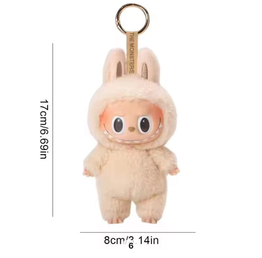 Labubu keychain Charm soya milk (immediate delivery)