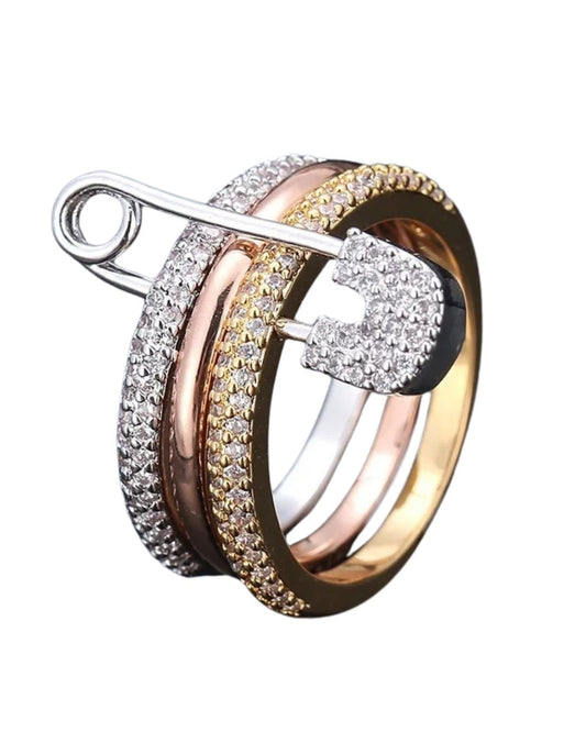 Dior Tribales Safety Pin Ring (Immediate Delivery Available)