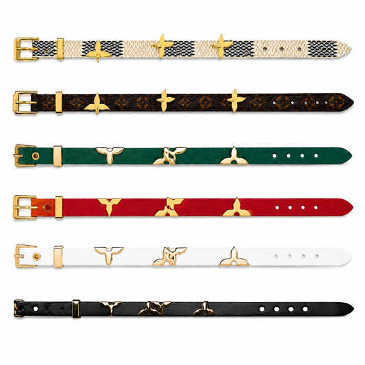 Louis Vuitton Monogram Leather Bracelet