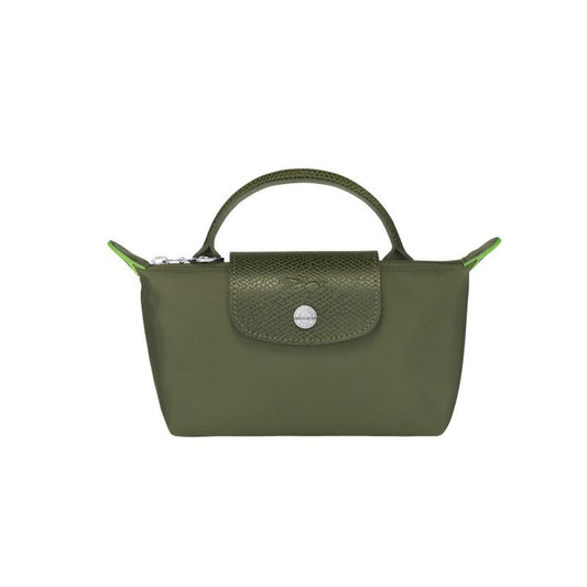 Olive green with green flap Mini champ bags with long straps (15-20 days delivery time)