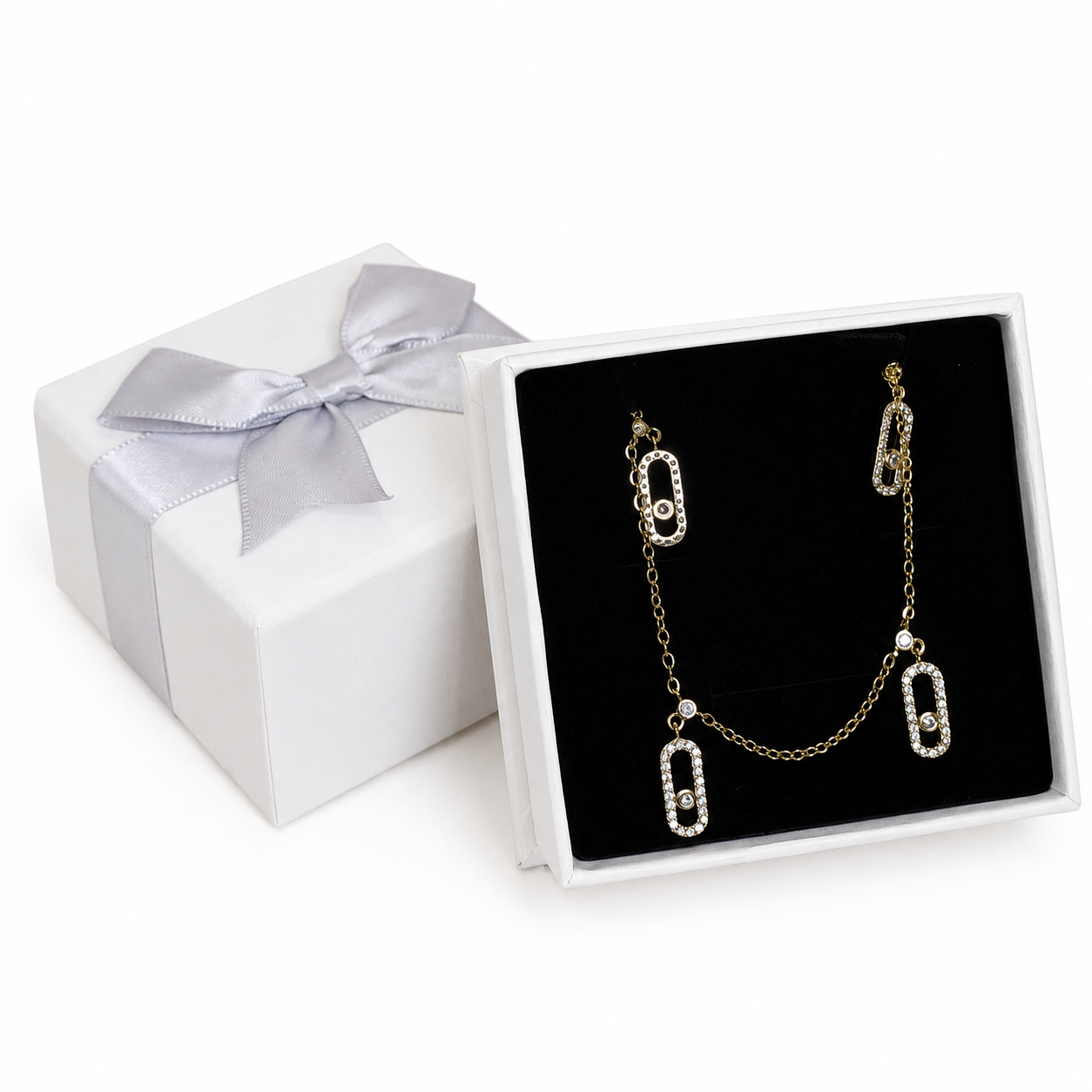 Messika MOVE UNO PAVÉ DROP PENDANT CHOKER Necklace