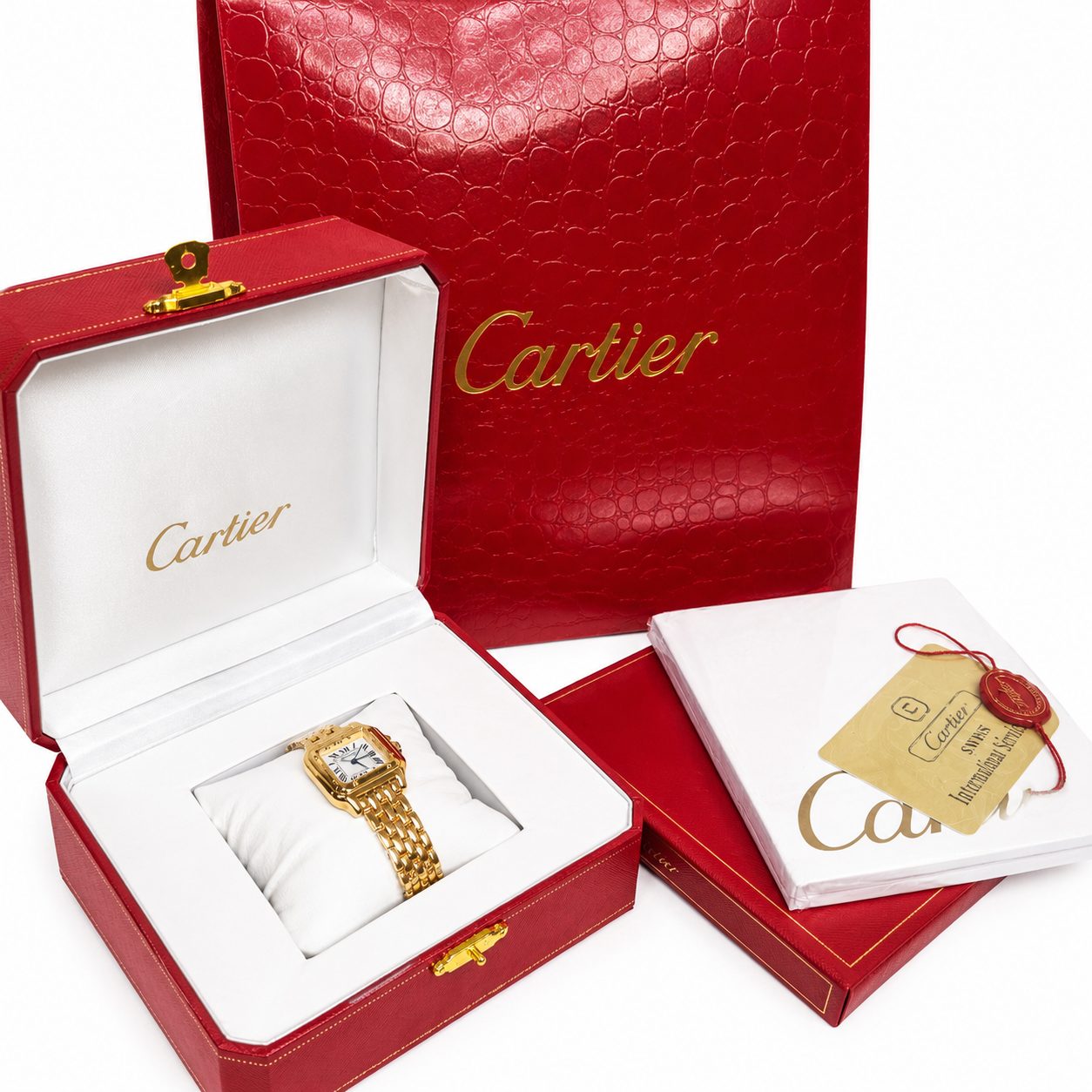 Cartier-PANTHÈRE DE CARTIER WATCH(with box & proper packaging)