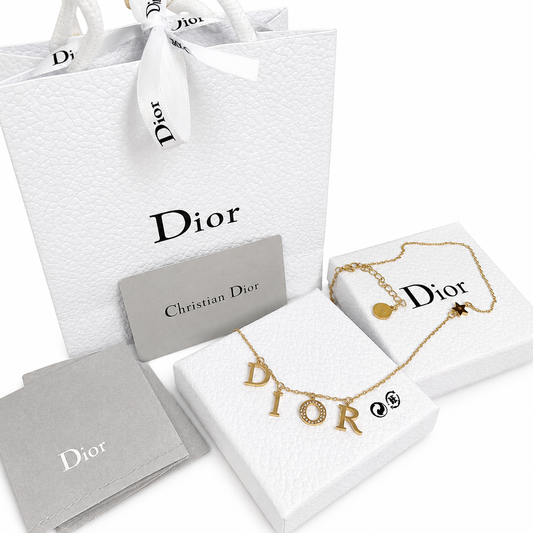 Dior Necklace (with box & proper packaging)