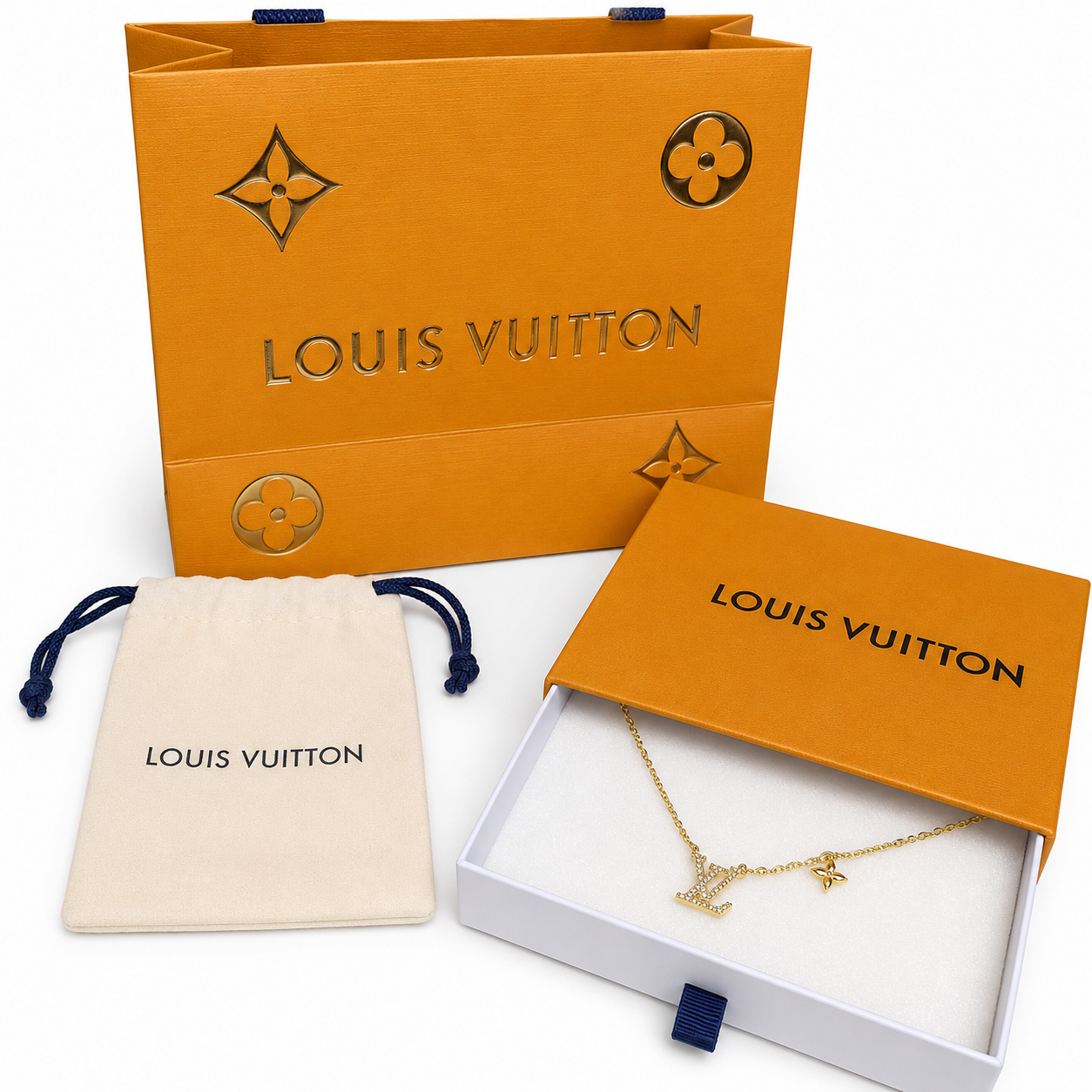 Louis Vuitton Necklace (COME’S WITH BRANDED PACKAGING)