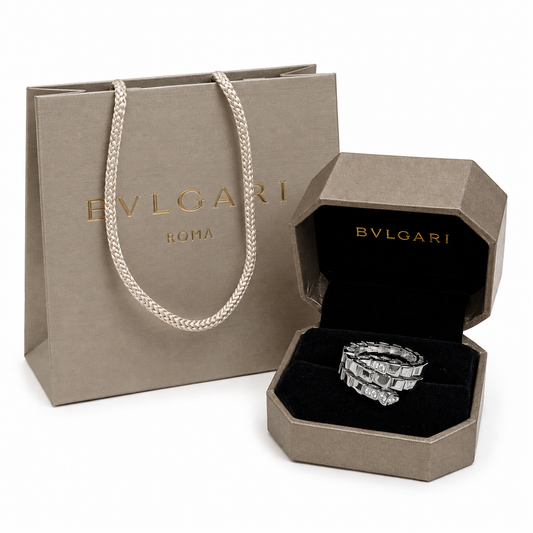 Bvlgari serpenti viper ring (with box & proper packaging)