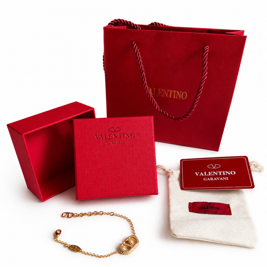VALENTINO GARAVANI VLOGO gold-tone bracelet