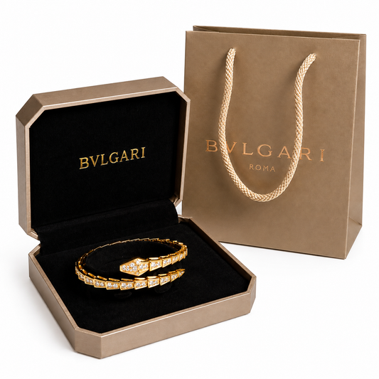 Gold BVLGARI Serpenti Viper Bracelet
