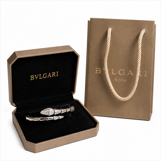 BVLGARI Silver Serpenti Viper Bracelet