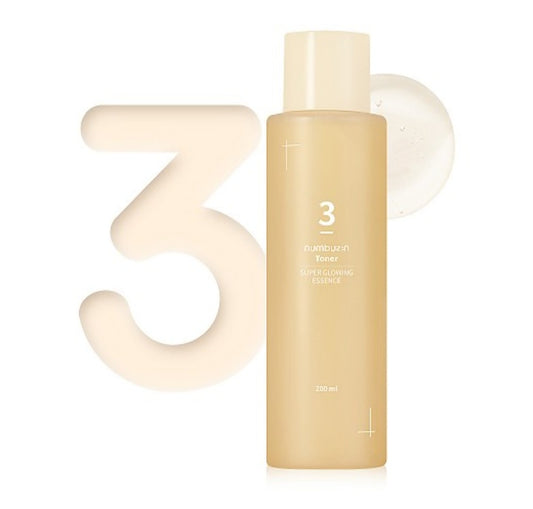 Numbuzin No.3 Super Glowing Essence Toner 200ml