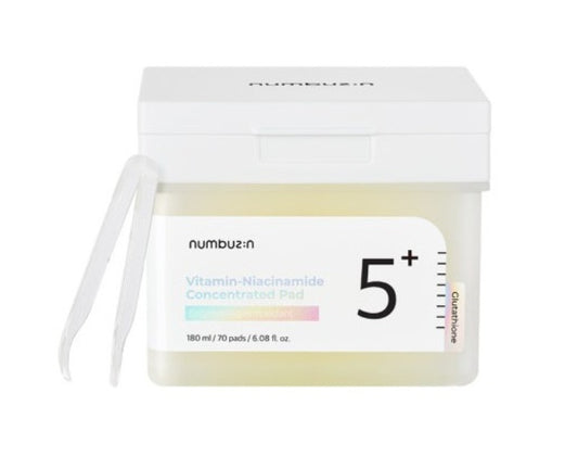 Numbuzin No.5 Vitamin-Niacinamide Concentrated Pad (70Pads)