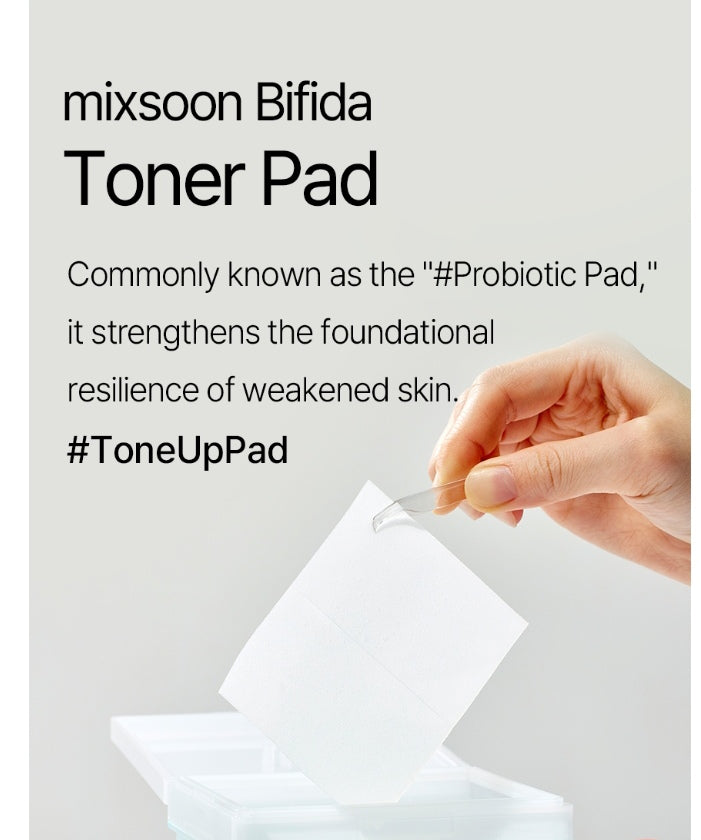 MIXSOON Bifida Toner Pad (120 Sheets)