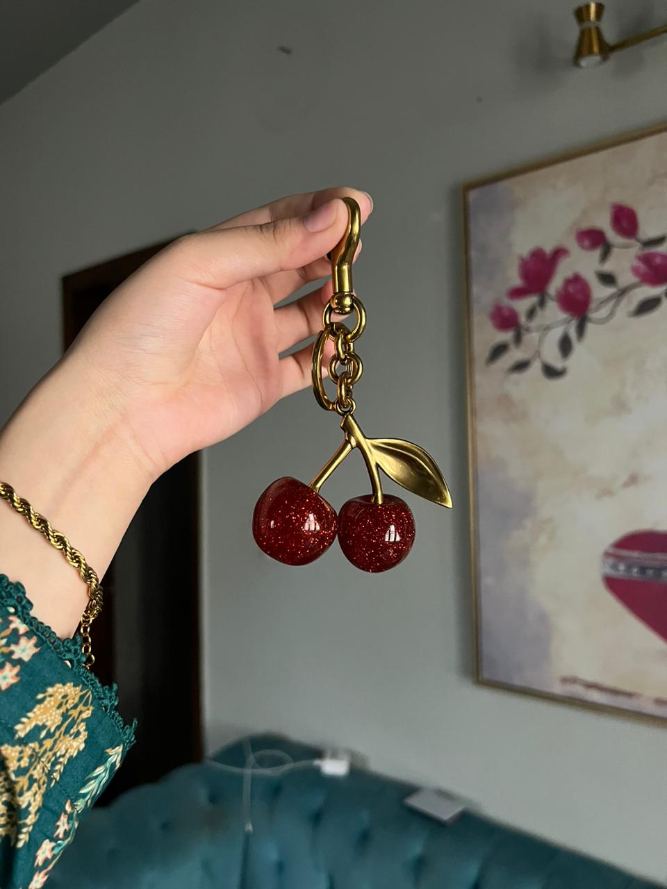 Cherry keychain