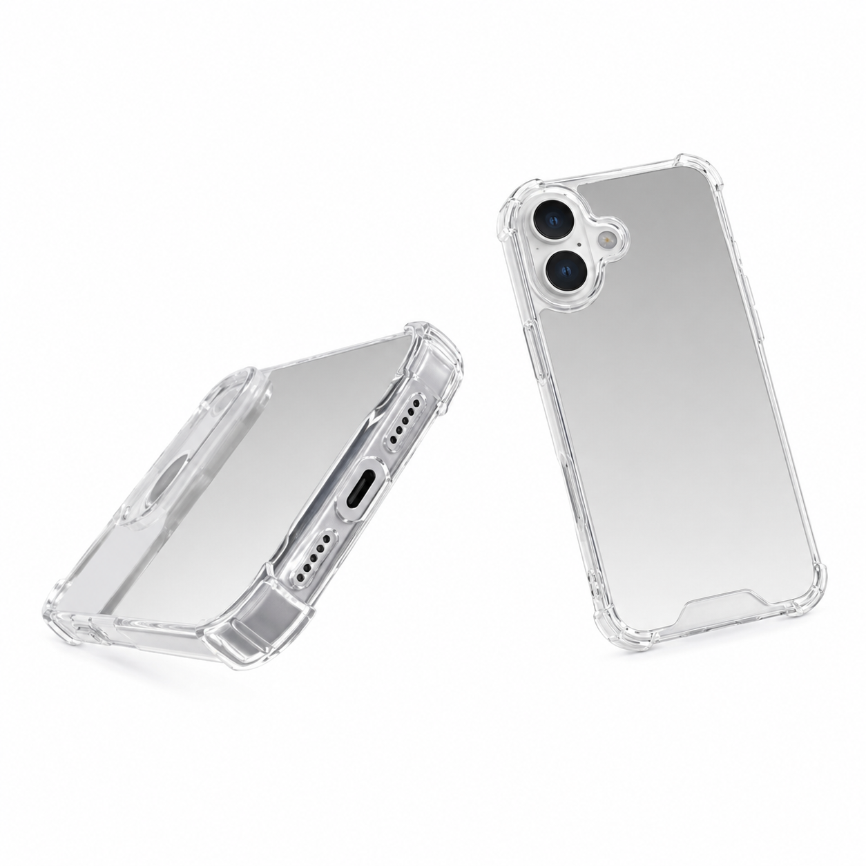 iPhone 17 Pro Max Air Protective Mirror Make up Phone Case
