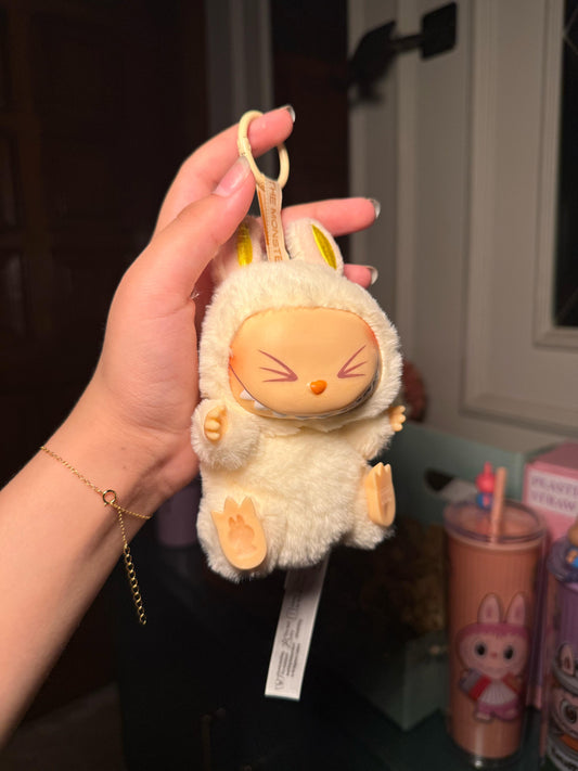 Peachy Labubu keychain Charm (7 days delivery time)