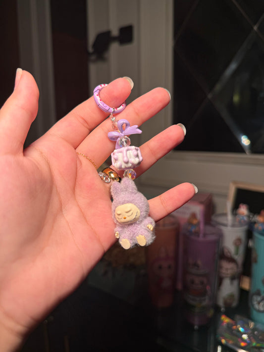 Berry Pop Labubu keychain Charm (7 days delivery time)