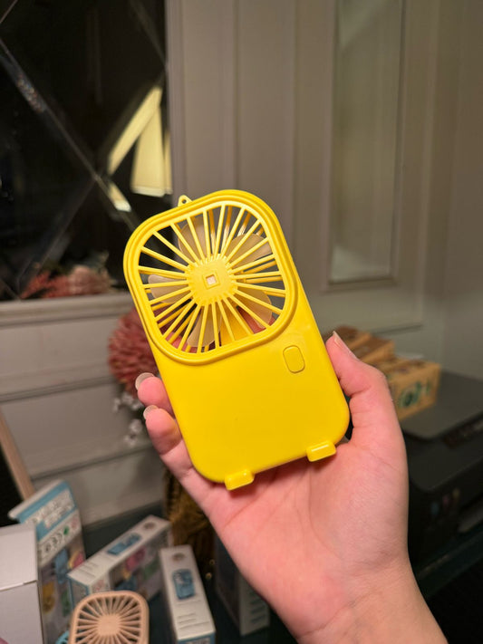 Yellow Mini Fan
