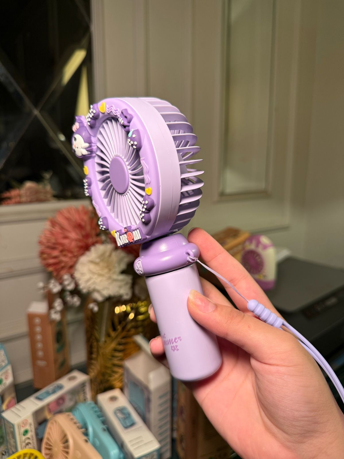 Kuromi 3 mode portable fan