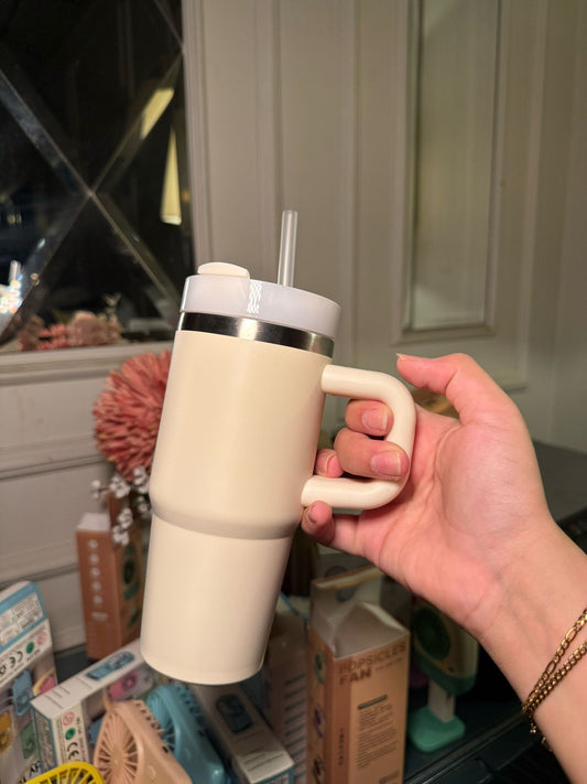 Beige Mini Stanley Tumbler 20oz