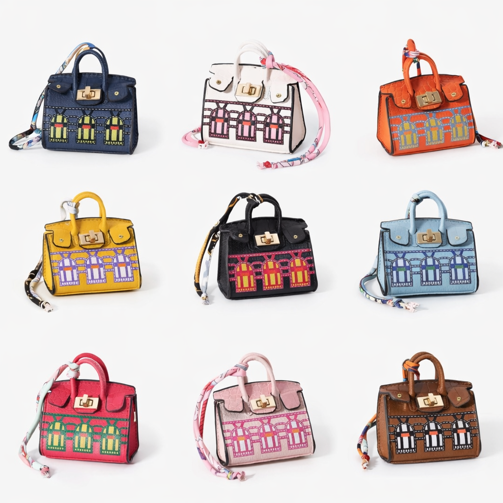 Hermes Fauxborg Birkin Mini bag charm