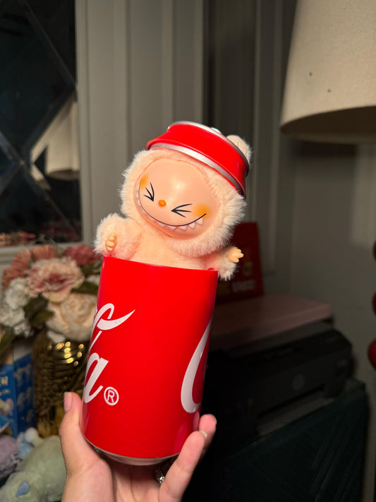 Beige Coca Cola can labubu (immediate delivery)