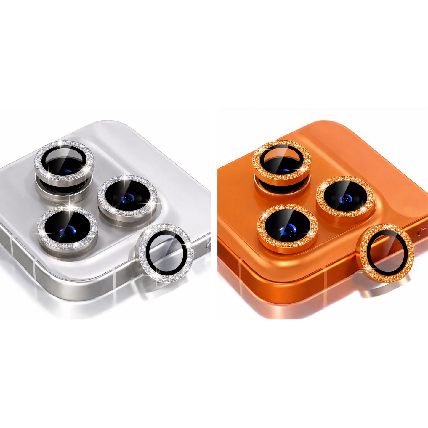 Camera Protective Lens Flash Ring For iPhone 17 series
