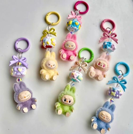 2pc Random Mini keychain labubu bundle 8