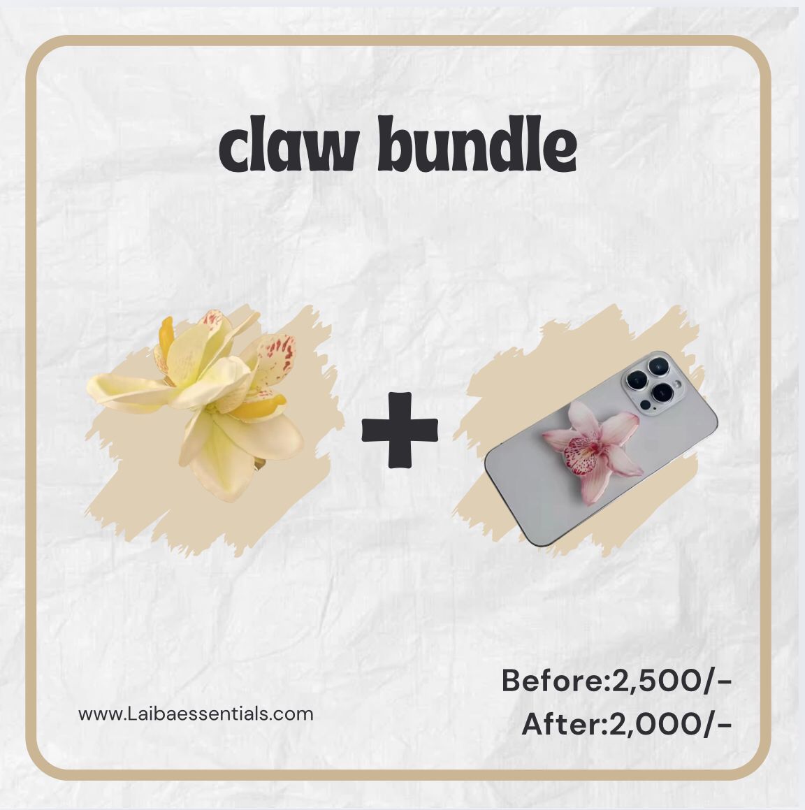 Hair claw bundle 2