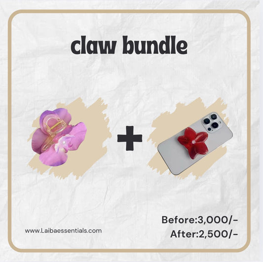 Hair claw bundle 3