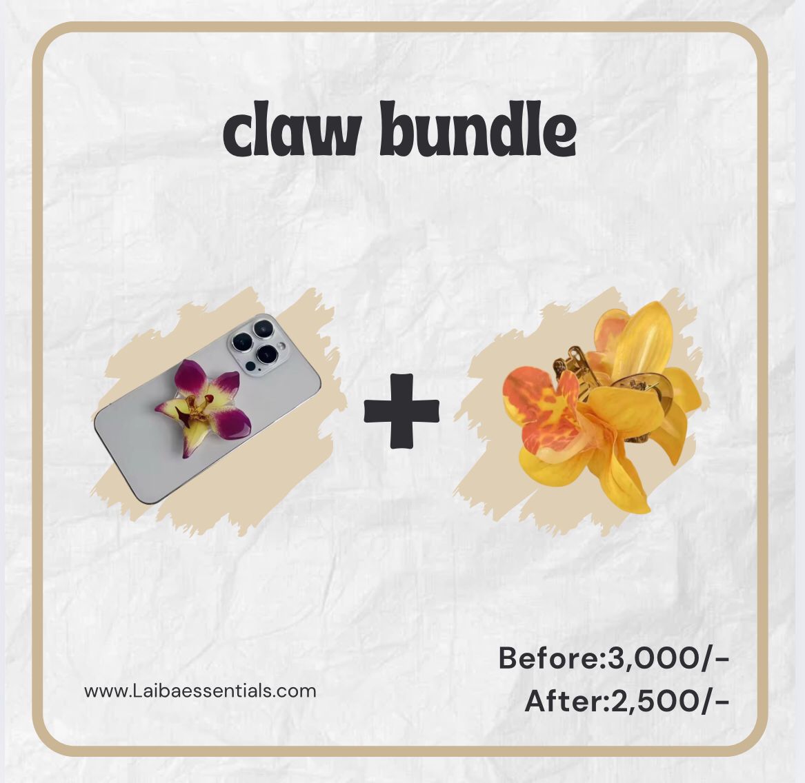 Hair claw bundle 4
