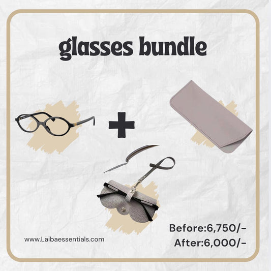 Black transparent Miu miu Glasses bundle