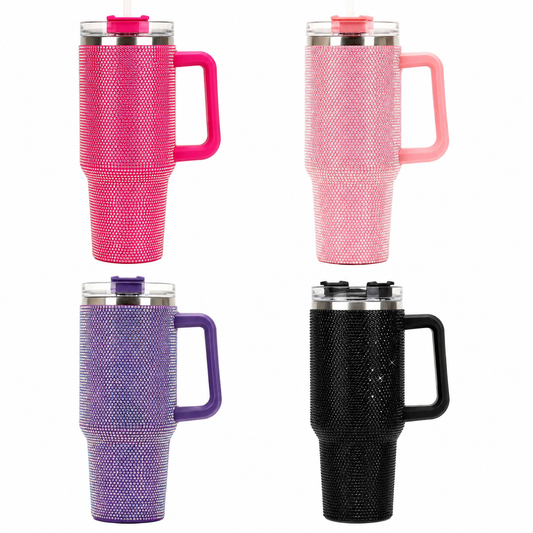 Rhinestone Quencher tumbler 40oz