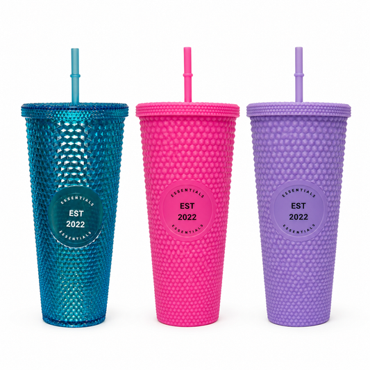 Studded Tumbler Shiny blue Laibaessentials